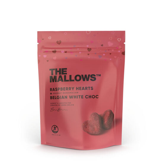 The Mallows - Raspberry hearts