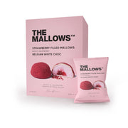 The Mallows - STRAWBERRY FILLED MALLOWS + RICH RASPBERRY & BELGIAN WHITE CHOC BOX